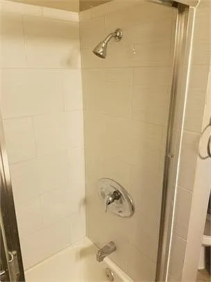 Shower has brand new tile & fixtures.
