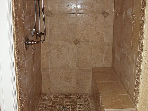 Master shower