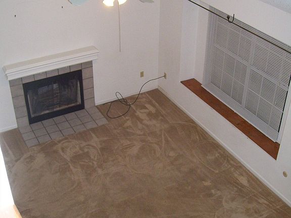 View from top of stairs