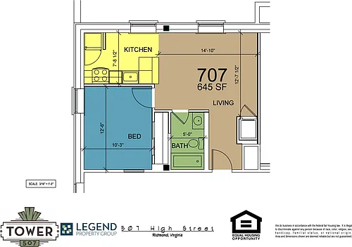 Floor plan 707