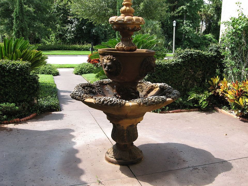 Front Patio Fountain