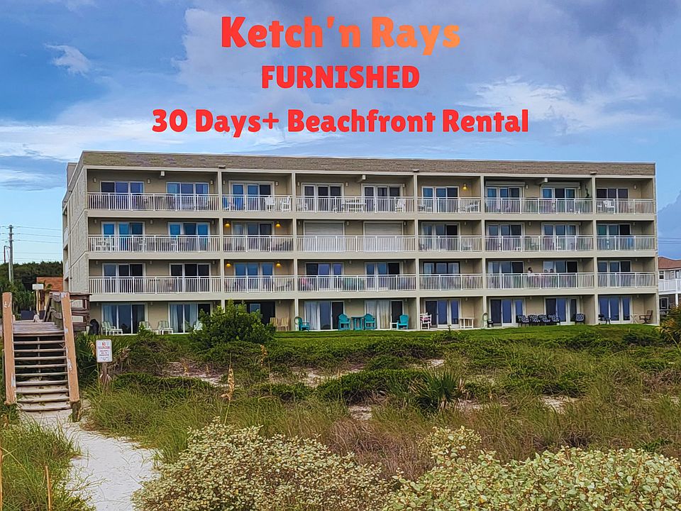 Furnished 30+day rental right on the beach