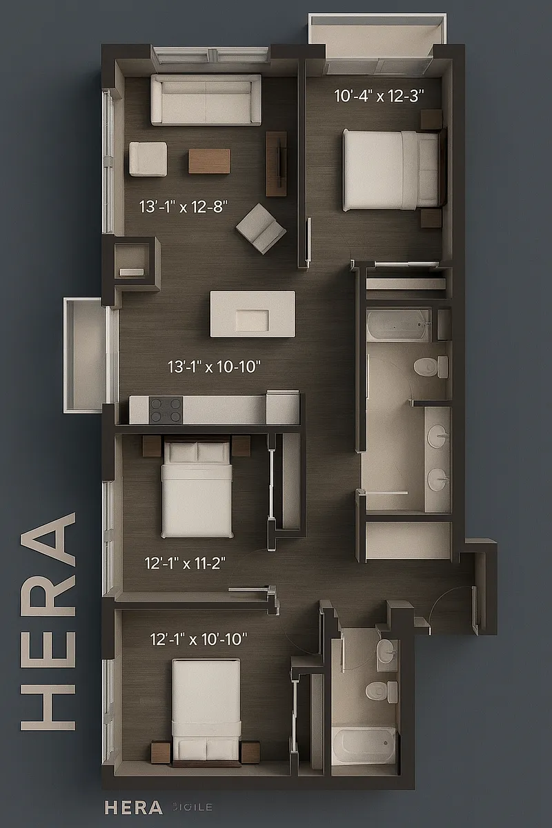 Floor plan Hera