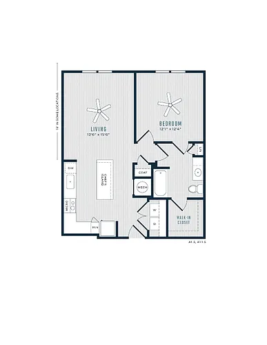 Floor plan A1-S