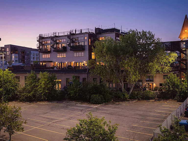 The Bag Factory Lofts was a burlap sack factory, converted in the 90s