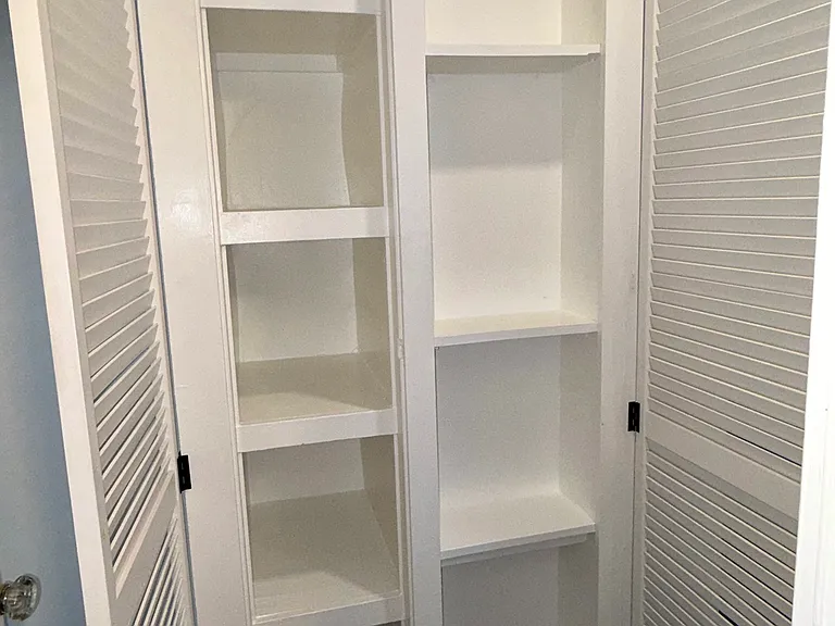 Lots of space in the built-in pantry
