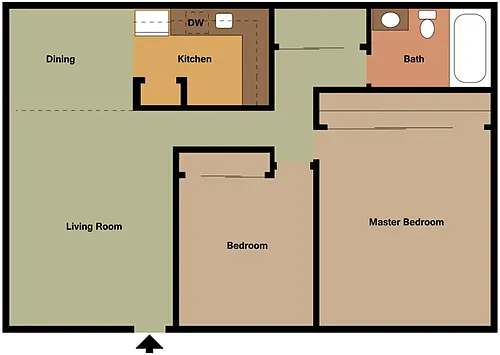 Floor plan B2 2X1