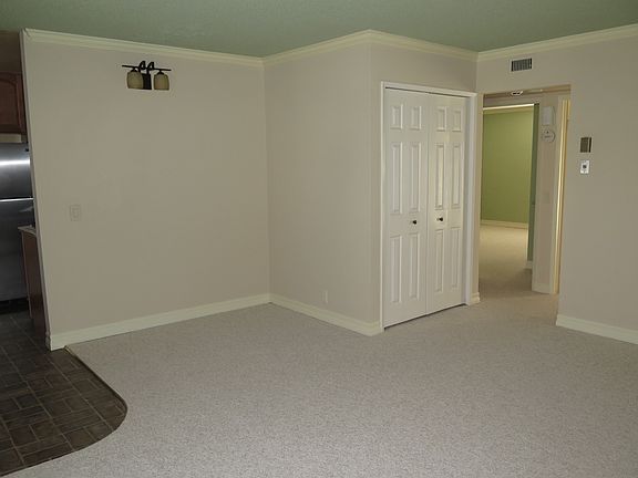 Dining area and coat closet