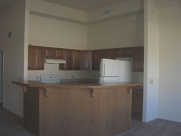 breakfast bar in kitchen