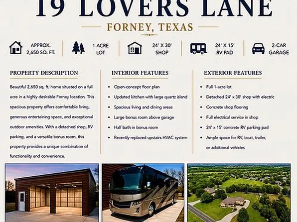 19 Lovers Ln, Forney, TX 75126