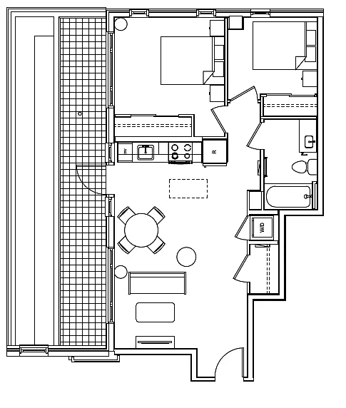 Floor plan B1B