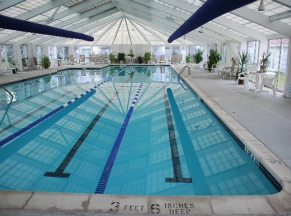 Connected to indoor pool
