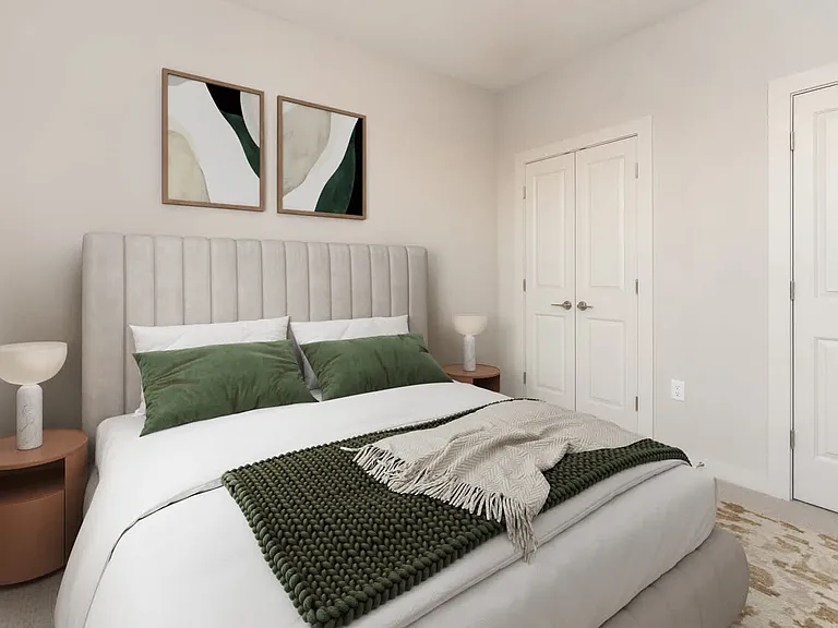 Carpeted Bedroom
