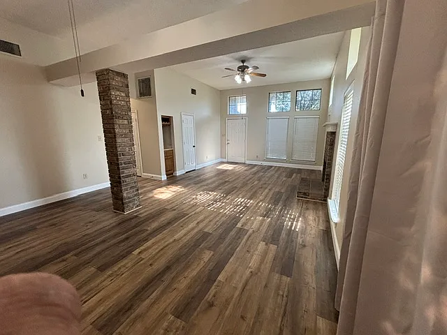dining room and living room