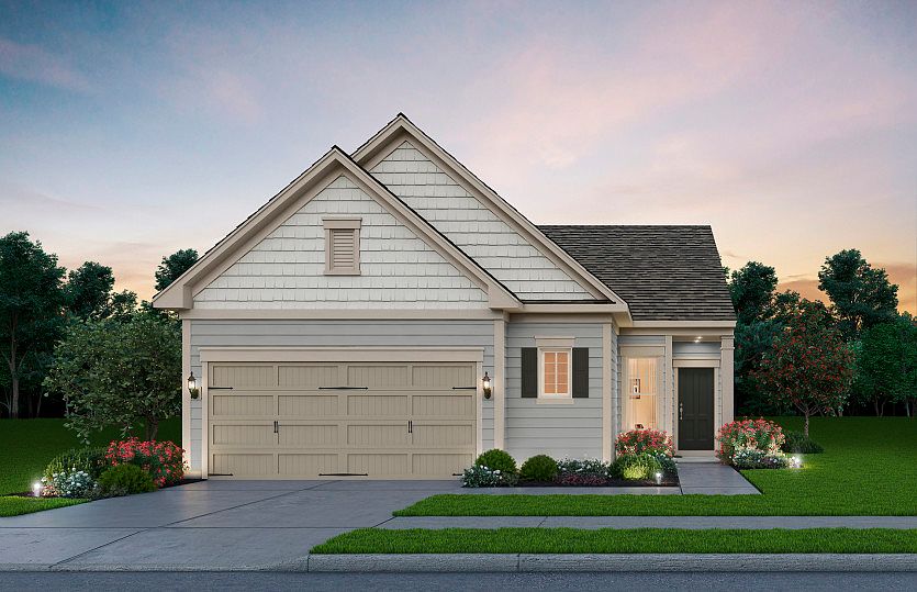 Passport Exterior Rendering - Elevation 1 at Montebello in Sterling, VA.