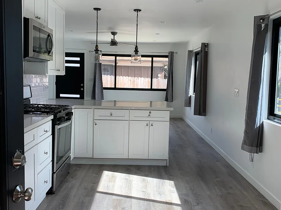Kitchen view to Living Room