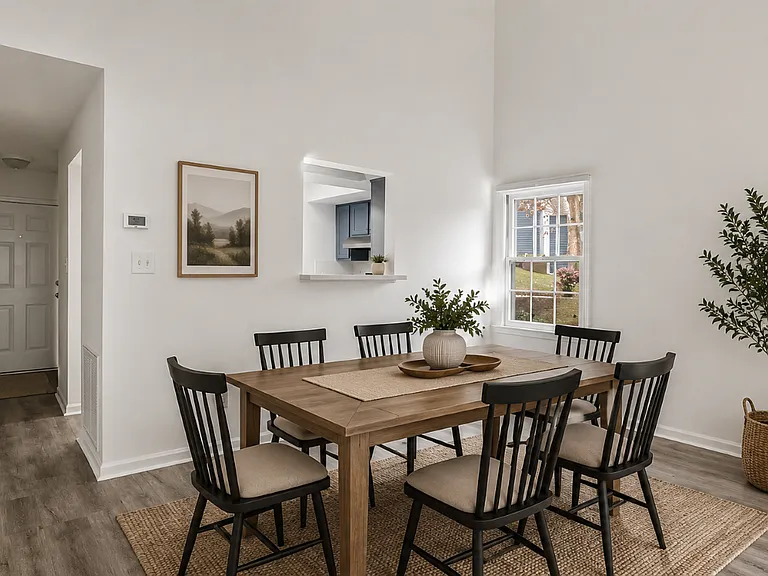 Note: photos are staged _ furniture not included.