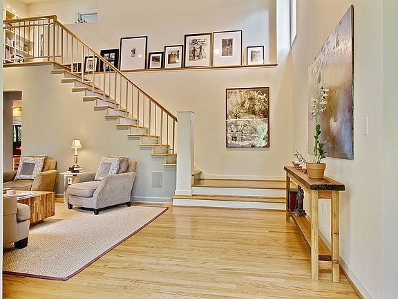 Living room from front door