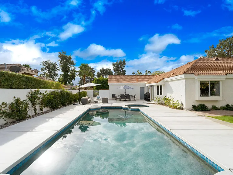 Rear of home.