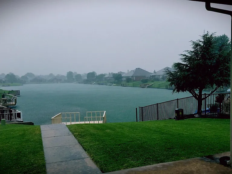 In the rain
