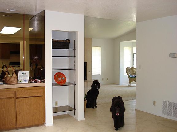 Family room into Living room