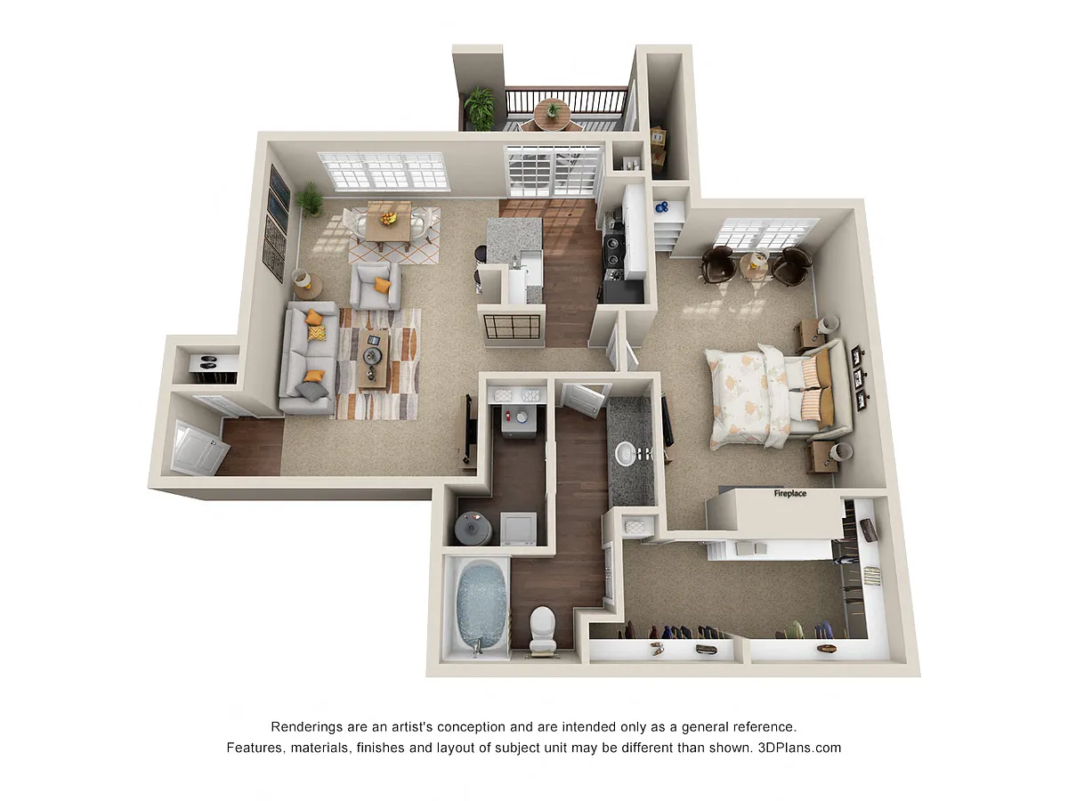 Floor plan A3 Aviano with Carport or Garage