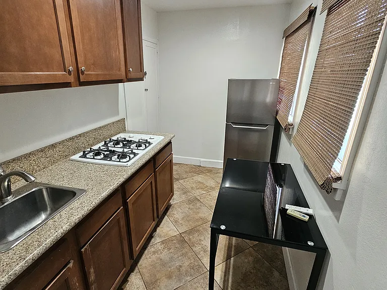 Kitchen view from living space