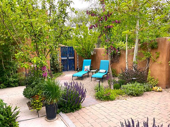 Main house front courtyard and sunbathing area