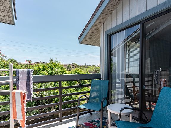Cozy balcony for 2 that faces east.