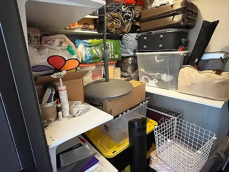 Storage room with ample shelf space