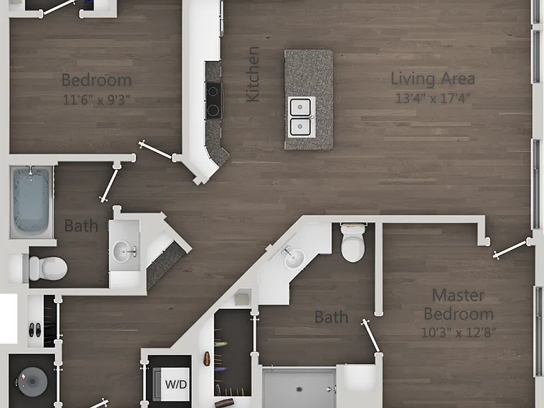 Calico (C1) floor plan Ellison On Broad