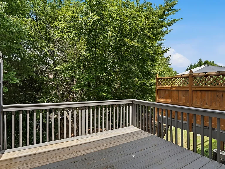 Deck off of living room