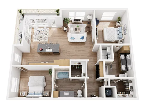 Floor plan B6