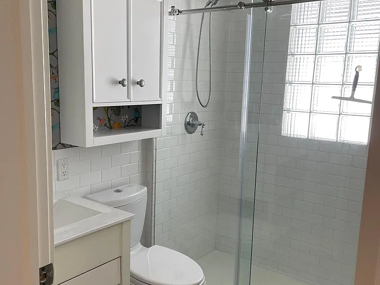 Bathroom with walk-in shower