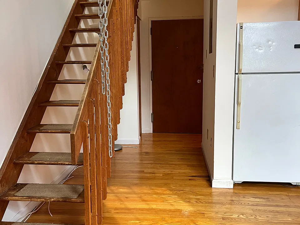Staircase to the loft bedroom