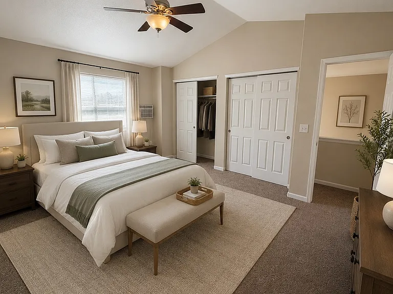 Master Bedroom (Virtually Staged)
