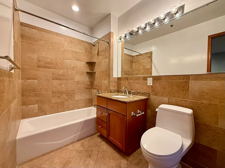 1st floor bathroom attached to 2nd bedroom