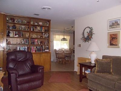 Family Room - View of Built-in Shelves