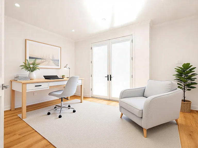 office - digitally staged