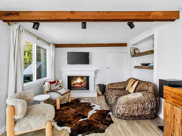 Back Room & fireplace