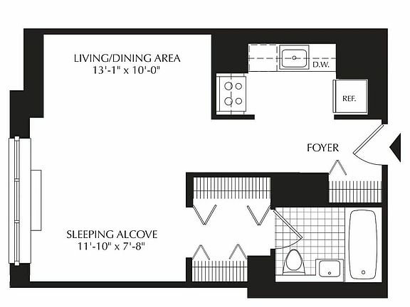 2nd image of 250 W 93rd St APT 17F