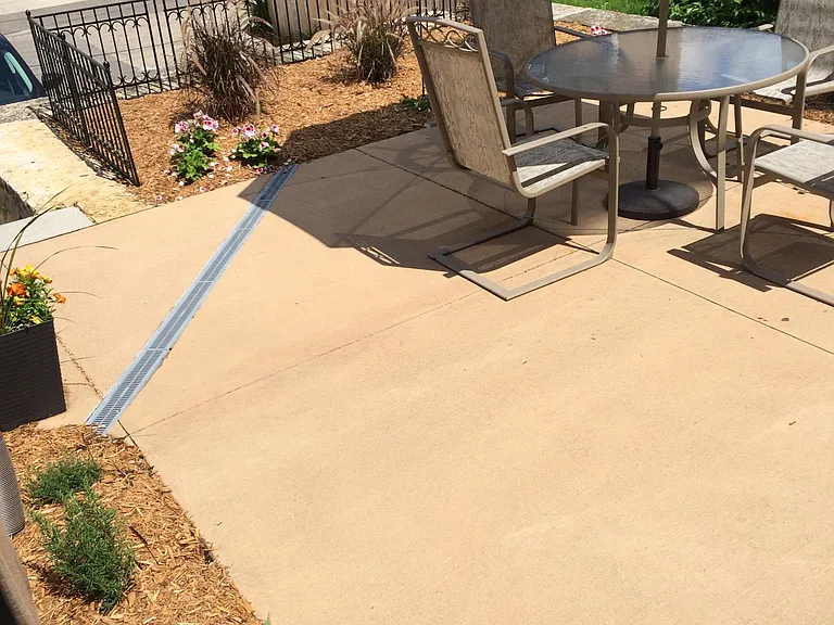 patio, herb garden, parking