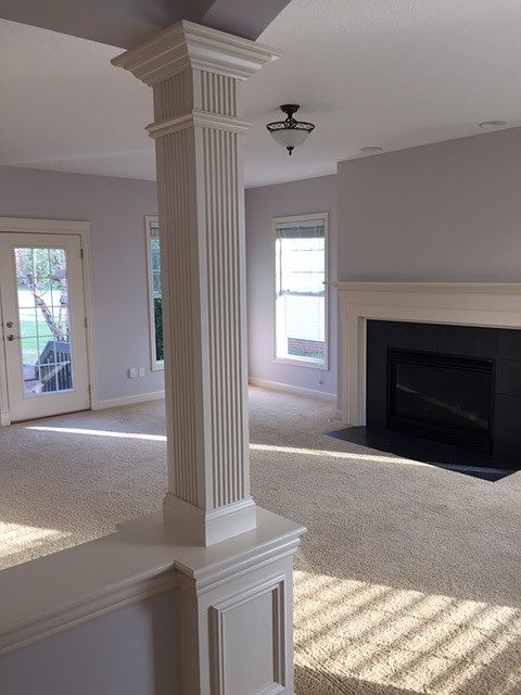 Great Room with gas fireplace