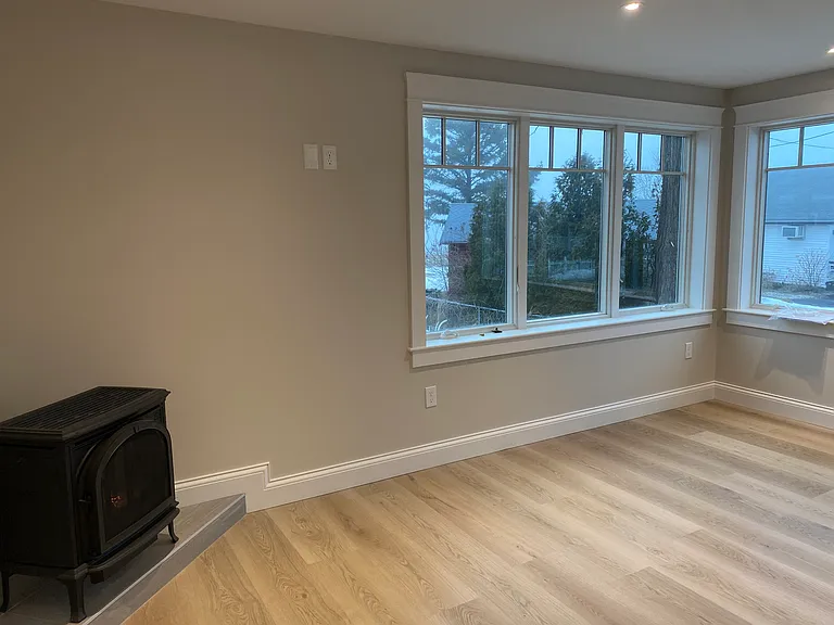 Living room with view of the marsh