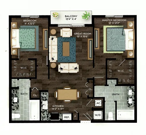 Floor plan B3