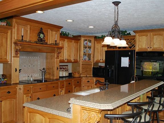Custom Amish Kitchen Cabinet