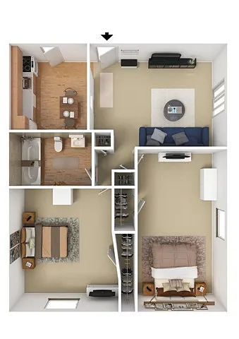 Floor plan 2BR