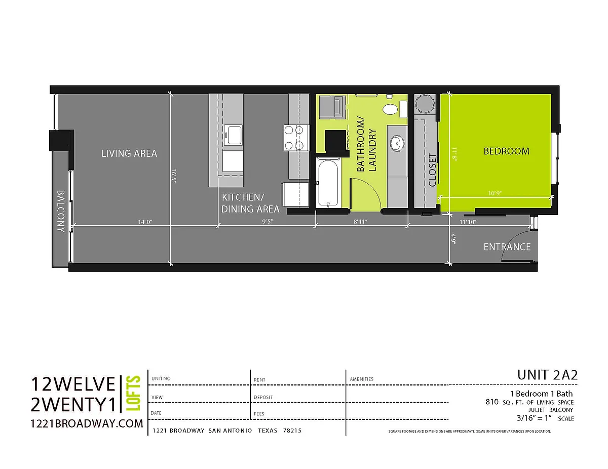 Floor plan 2A2