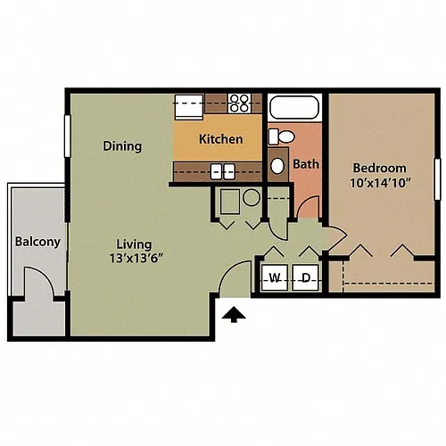 Floor plan Rivers Edge