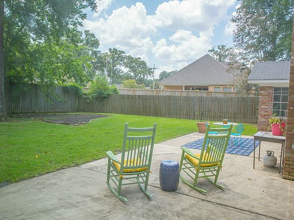 Patio and back Yard